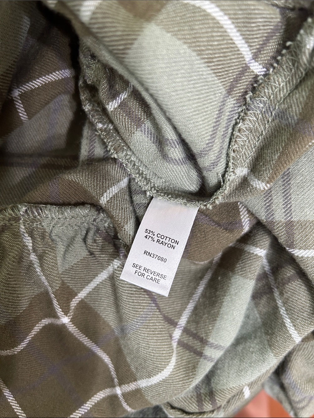 Plaid Peplum Blouse - Picture 5 of 5